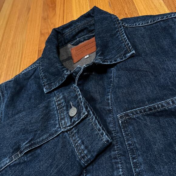Lucky Brand x Yellowstone Denim Chore Sz Medium Jacket Lined Limited Edition - Picture 8 of 12